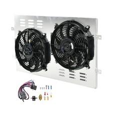 Radiator Electric Fan+Shroud+Relay For 88-99 Chevy GMC Truck C/K 1500 2500 3500 picture