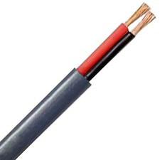 Deka 03209 Duplex Black/Red 14/2 AWG Cable Grey Jacket Copper Wire - 100 FT USA picture