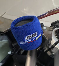 2 Mugen Power Honda Blue Brake/Clutch Reservoir JDM Tank Cover Sock - US Seller picture