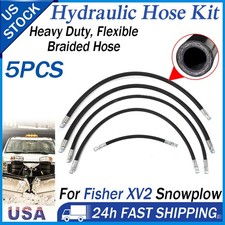 Snowplow Upgraded Hydraulic Hose Kit For Fisher XV2 Snowplow Hose Assembly picture