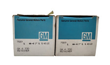 GM NOS 1969-1982 Corvette Front Wheel Grease Cap Retainer Pair 471162 picture
