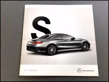 2015 Mercedes Benz S-Class Coupe S550 S63 S65 AMG 32-page Sales Brochure Catalog picture
