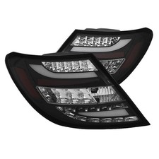 NEW Spyder 11-14 Mercedes Benz W204 C-Class LED Tail Lights ALT-YD-MBZC11-LED-BK picture