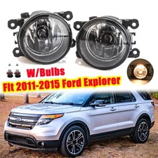 For 2011 2012 2013 2014 2015 Ford Explorer Front Bumper Lamp Fog Light Pair picture