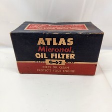 Vintage NOS ATLAS oil filter G-63 CLASSIC CHEVY  picture