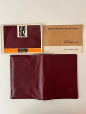 1968 Porsche 912 Owner’s/Driver’s Manual, vinyl sleeve, and EEC manual annex. picture
