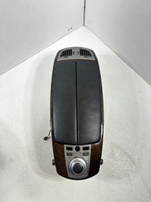01-08 BMW 750LI E65 FRONT CENTER CONSOLE CD STORAGE W/CONTROLS BLACK LEATHER OEM picture