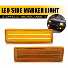 2x LED Side Marker Light For 1982-90 Chevrolet S10 1983-90 Blazer Oldsmobile EPU picture