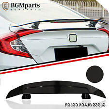 46'' Universal GT Style Glossy Black Rear Trunk Spoiler Wing Racing W/ Adhesive picture