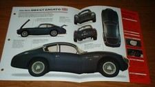 1962 ASTON MARTIN DB4 GT ZAGATO ORIGINAL IMP BROCHURE SPECS INFO 62 DB-4 DB4GT picture