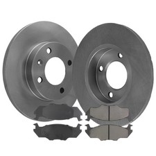 Front Right & Front Left Disc Brake Rotors With Pads For Volkswagen Rabbit 82-79 picture