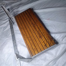 Vintage Wooden Boat Step EEz-In Garelick Mfg. Co. South St. Paul Park Minn. Oak picture
