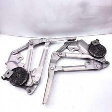 1994-2001 Dodge Ram 1500 hood hinges pair set springs 2500 3500 OEM Silver Gray picture