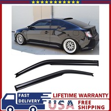 Window Deflectors Tape On for 11-16 Coupe Rain Guards Sun Rain Guard picture