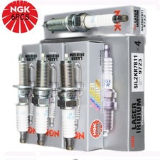 6Pcs Genuine for ngk 9723 Spark Plugs - Laser Iridium SILZKR7B11 For Hyundai picture