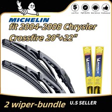 Wipers 2pk Premium Wiper Blades fit 2004-2008 Chrysler Crossfire 19200/220 picture