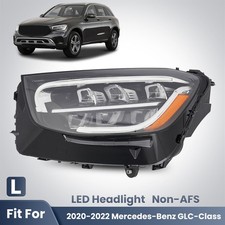 For 2020-2022 Mercedes-Benz GLC-Class X253 LED Headlight Non-AFS Driver Side picture