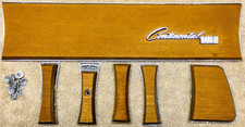 1970 1971 Lincoln Continental Mark III 3 Walnut Wood Instrument Panel Dash Trim picture