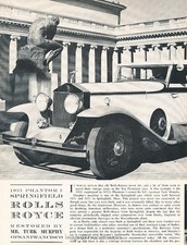 1962 Phantom I Springfield Rolls Royce Original Car Review Print Article J659 picture