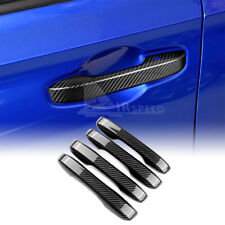 4PCS REAL HARD Carbon Fiber Door Handle Panel Cover For Honda Civic 2022-2023 picture