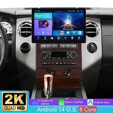 13.1'' For Ford Expedition 2007-14 4+64G Car Stereo Android 15 Tesla Style Radio picture