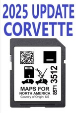 *NEWLY UPDATED* 2025 GPS NAVIGATION SD CARD 2020-2023 CORVETTE MODELS picture