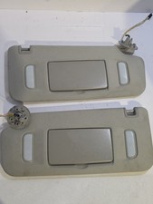 2010-2017 Chevrolet Equinox Sun Visors Left Right Pair Light Mirror Gray OEM picture
