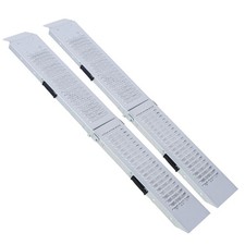 Loading Ramps Pack of 2 Folding Ramp, 950 lbs Max Folding Ramp for Moto and picture