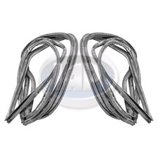 EMPI 3594 DOOR SEALS SET LEFT & RIGHT PAIR VOLKSWAGEN T1 BUG BEETLE 1967-1978 picture