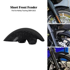 Forged Carbon Fiber Front Short Fender For Harley Touring Road Glide 2009-2023 picture