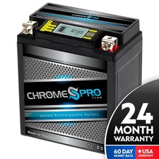 Chrome Pro YTX7L-BS High Performance  iGel Motorcycle Battery with LCD Screen picture