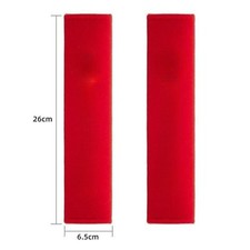 New For Nissan 2pc Car Seat Belt Cover Shoulder Cushion Pad Accessorie Black Red picture
