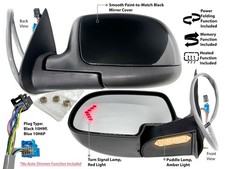 Power Folding Mirror for GM Pickup SUV 2003-2006 with Puddle Memory Driver Side picture