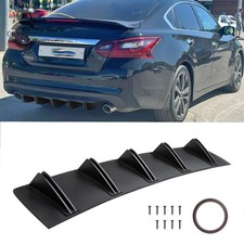 Universal Matte Black Shark Fin Spoiler Diffuser For Nissan Altima Rear Bumper picture