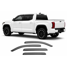Black Horse Off Road|Tape On Rain Guards|Fits 22-26 Tundra CrewMax|Smoke|144888 picture