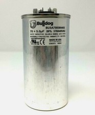 HVAC Capacitor 70 + 5uf - 70/5 mfd Dual Round Run Capacitor - Made in USA picture