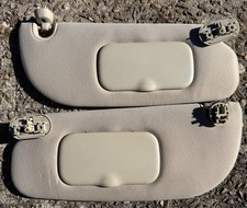 2003-2005 Mercury Mountaineer Ford Explorer Aviator Sun Visors OEM Beige/Tan picture