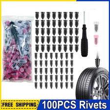 NEW*100Pcs Tire Repair Rubber Nails Tyre Puncture Repair Screws Kit picture