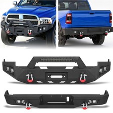 Front/Rear Bumper For 2013-2024 Ram 1500 Classic W/LED Light D-ring Sensor Holes picture