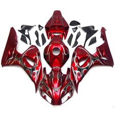 Injection Fairings Kit for Honda 2006 2007 CBR1000RR 06 07 Body Kit Red Silver picture