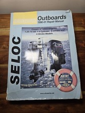 Seloc Marine 1312 Johnson/Evinrude 1990-2001 Repair Manual Boats Motors 18-01312 picture