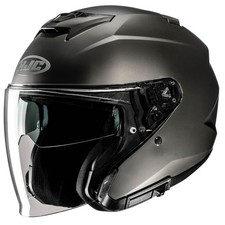 HJC i31 Open Face Motorcycle Helmet Semi-Flat Titanium picture