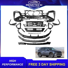 Front Bumper Cover Kit W/ Grille & Valance For 2025-2026 Hyundai Tucson picture
