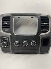 2013-2018 Dodge Ram 1500 Bezel With A/C Controls , Gear Shifter Knob Vents Grey picture