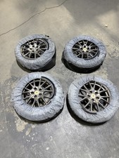 Set of 4 Winter Wheels & Tires 215/55R16 Blizzak WS80 MSW Type 25 5x112 VW picture