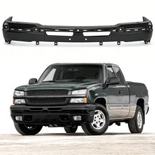 3PCS Black Front Bumper Face Bar Fit for 2003-2007 Chevrolet Silverado 1500 picture