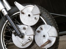 Triumph BSA Racing Competition Brake Air Vent Scoop Pre/Unit Desert Sled TR6 B34 picture