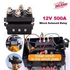 12V 500A Winch Solenoid Relay Controller Contactor 12000 LBS for Warn Badlands picture
