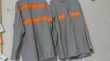 RED KAP HI-VIS SAFETY WORK SHIRTS( XXL-LN ) ( LOT OF 2 ) GRAY PRE-OWNED picture