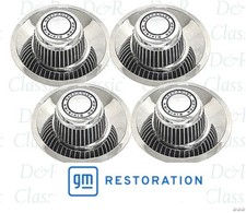 OER Rally Wheel Center Caps Derby 4pc GM Restoration Camaro Chevelle El Camino picture